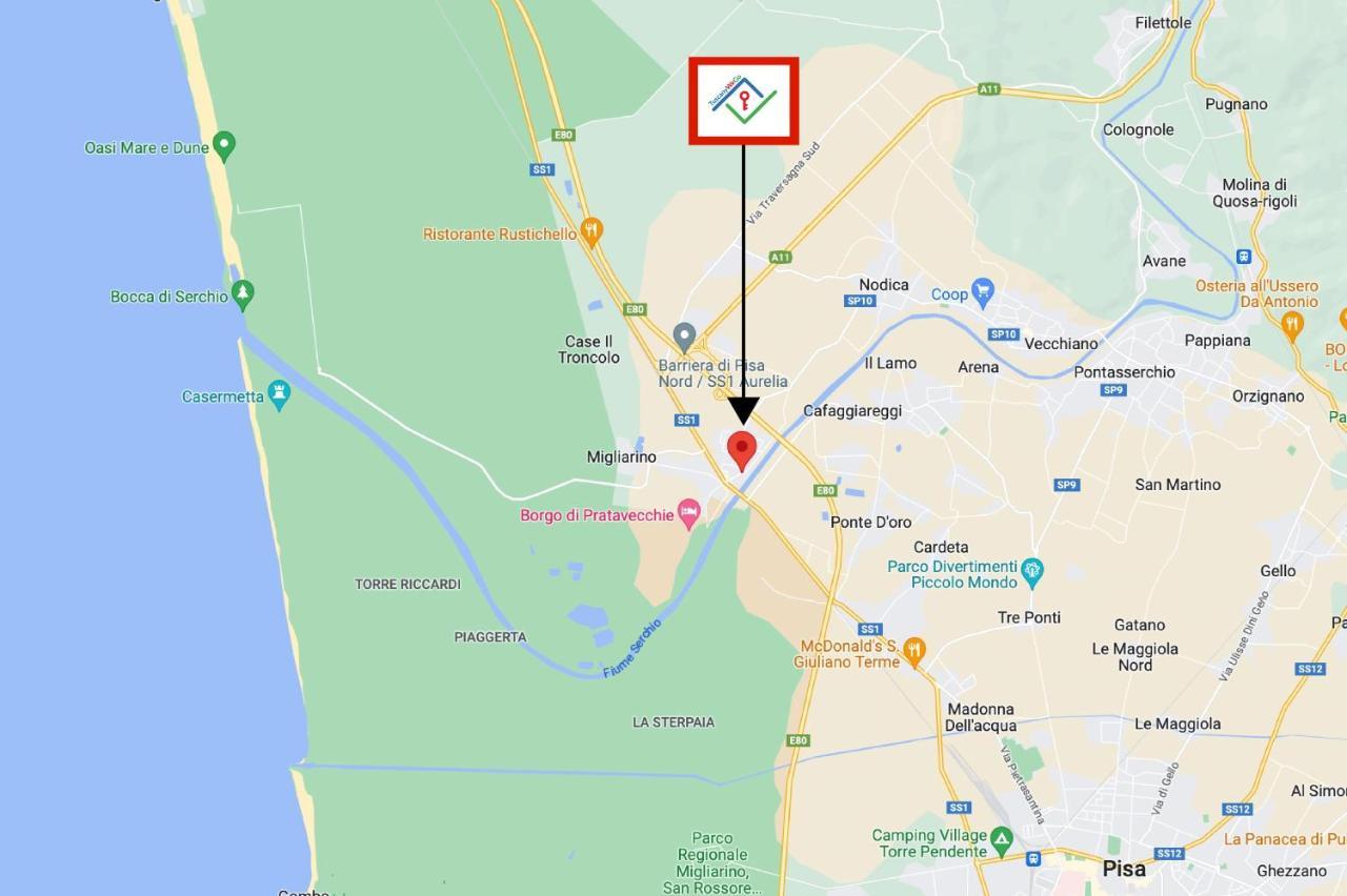 A Casa Di Rosa By Tuscanywego Apartamento Migliarino Pisano